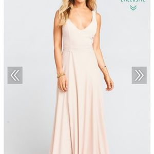 Blush Bridesmaid dress